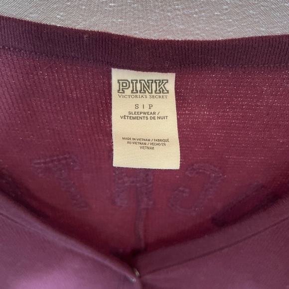 PINK Victoria’s Secret Christmas Naughty Is The New Nice Gold Sequin Pajama S - Picture 3 of 3